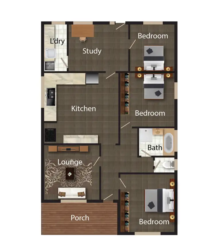 Floorplan of Homely house listing, 54 Crest Road, Queanbeyan NSW 2620