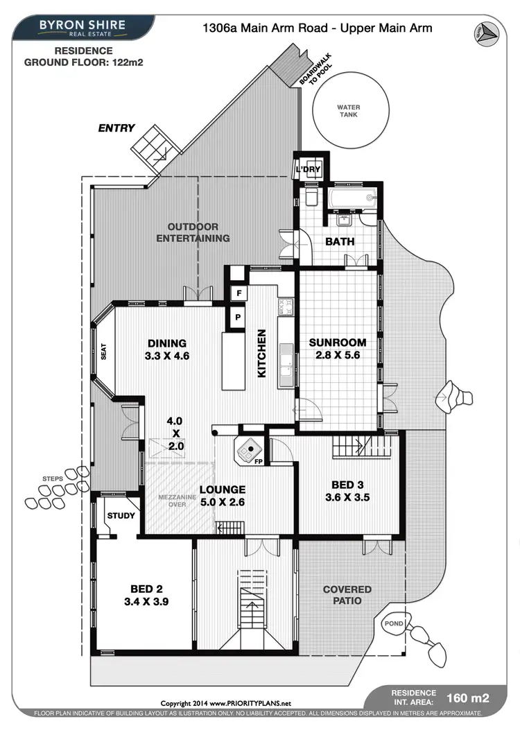 Floorplan of Homely rural property listing, 1306A Main Arm Rd, Upper Main Arm NSW 2482