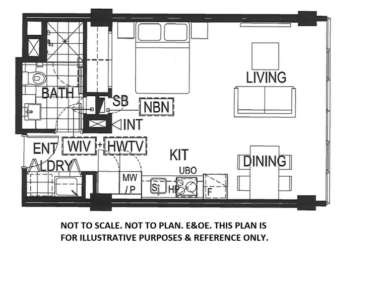 Floorplan of Homely apartment listing, Unit 4/189 Adelaide Terrace, East Perth WA 6004