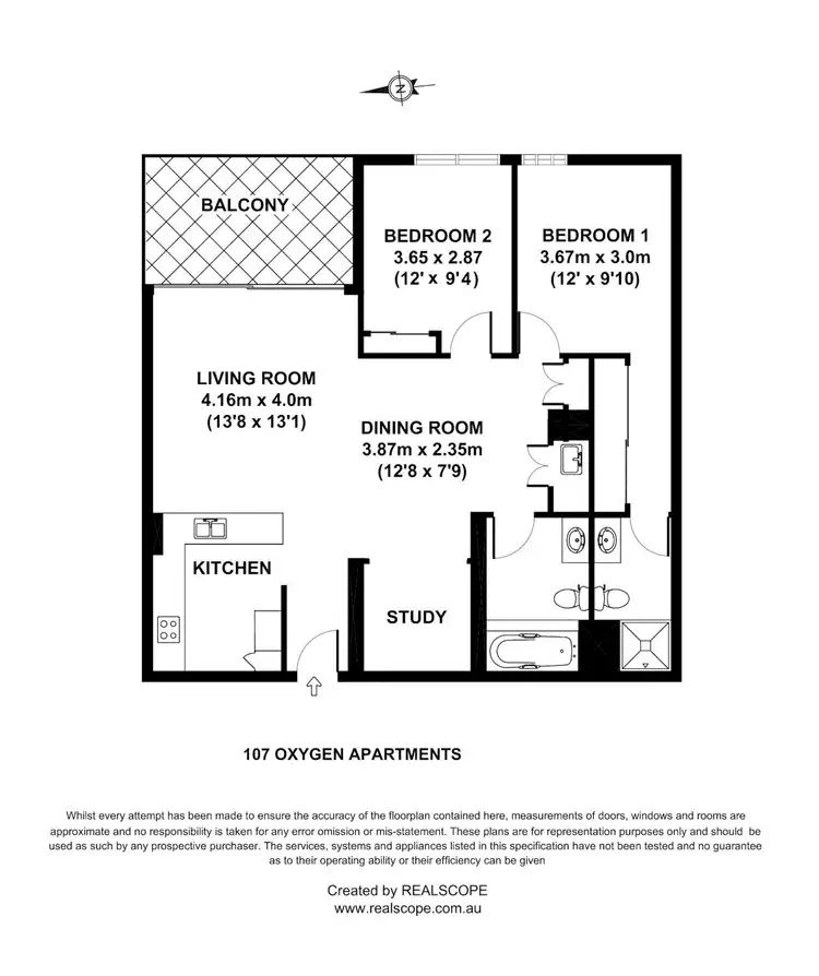 Floorplan of Homely apartment listing, 107/170 Leichhardt St, Spring Hill QLD 4000