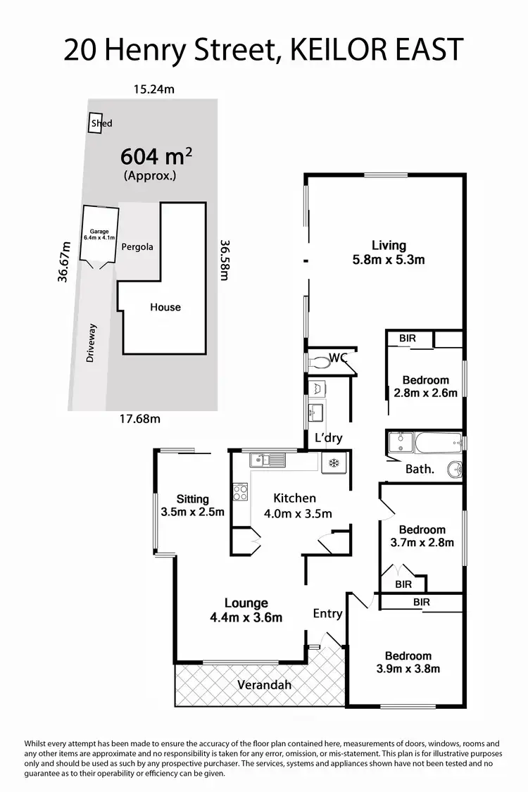 Floorplan of Homely house listing, 20 Henry Street, Keilor East VIC 3033