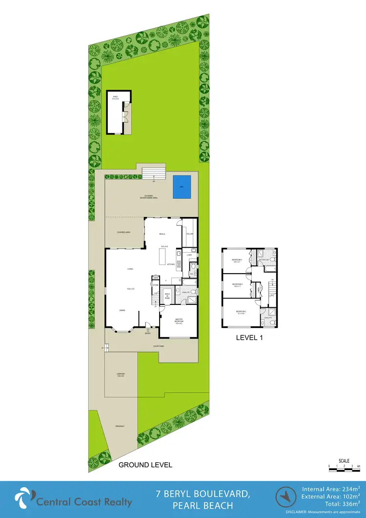 Floorplan of Homely house listing, 7 Beryl Bvd, Pearl Beach NSW 2256