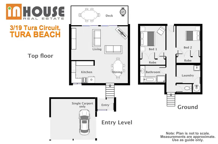 Floorplan of Homely townhouse listing, Unit 3/19 Tura Cct, Tura Beach NSW 2548