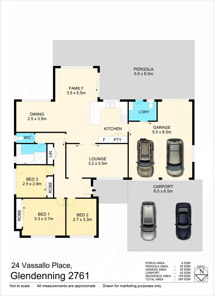 Floorplan of Homely house listing, 24 Vassallo Pl, Glendenning NSW 2761