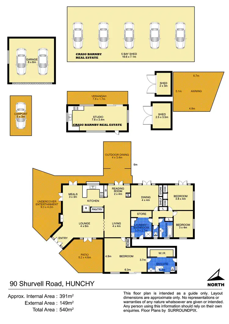 Floorplan of Homely rural property listing, 90 Shurvell Rd, Hunchy QLD 4555