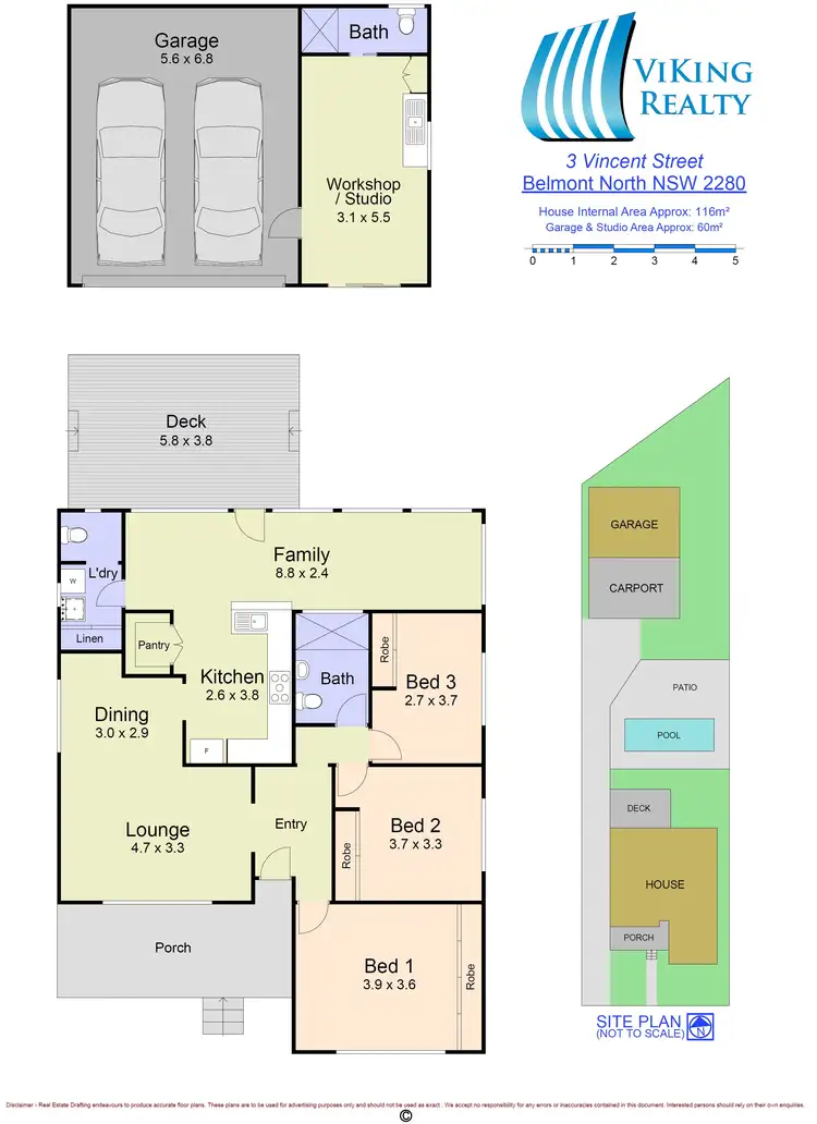 Floorplan of Homely house listing, 3 Vincent St, Belmont North NSW 2280