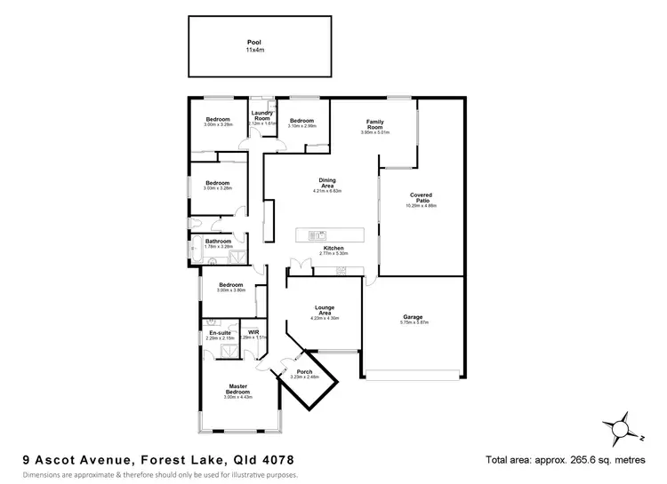 Floorplan of Homely house listing, 9 Ascot Avenue, Forest Lake QLD 4078
