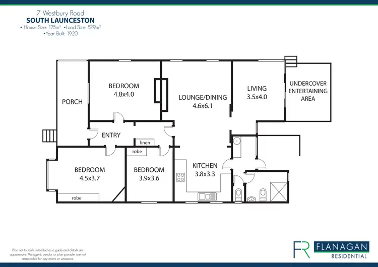 Floorplan of Homely house listing, 7 Westbury Rd, South Launceston TAS 7249