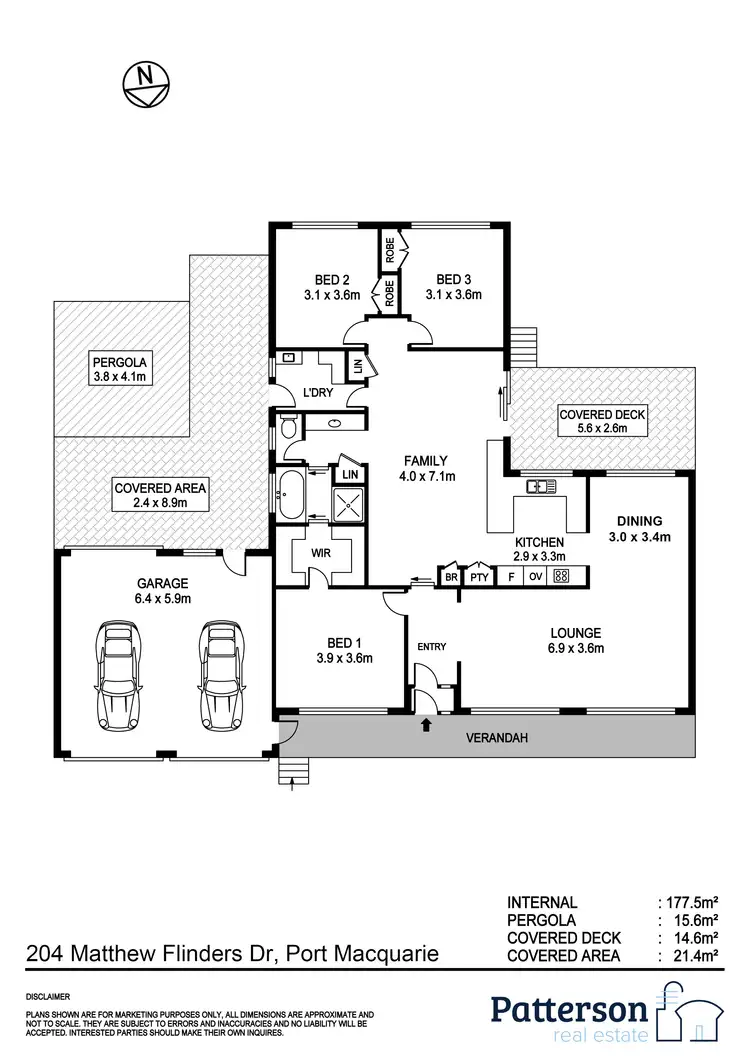 Floorplan of Homely house listing, 204 Matthew Flinders Drive, Port Macquarie NSW 2444