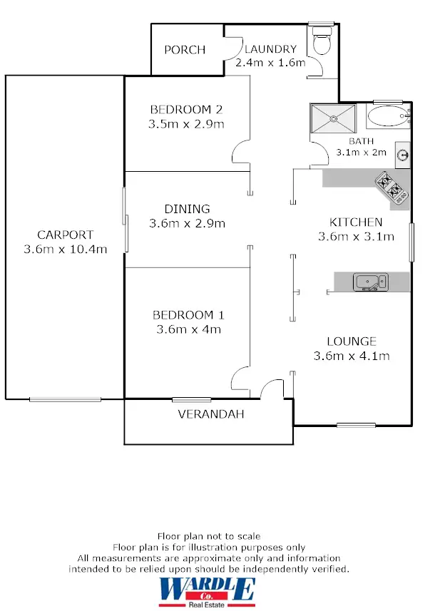 Floorplan of Homely house listing, 40 Daisy, Port Pirie SA 5540