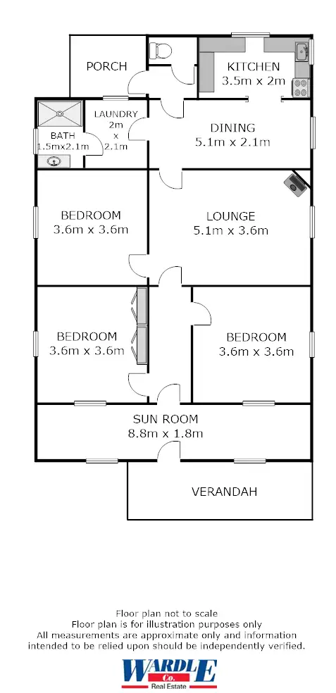 Floorplan of Homely house listing, 44 Bowman St, Redhill SA 5521