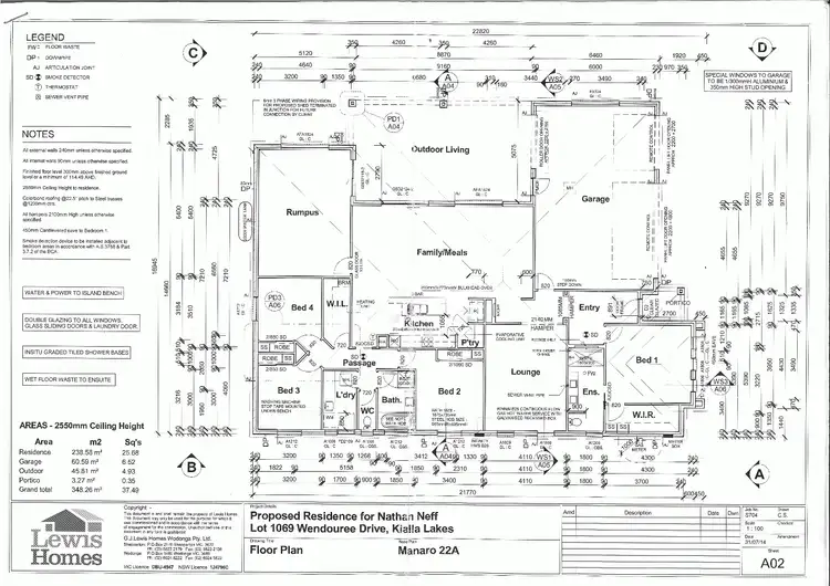 Floorplan of Homely house listing, 38 Wendouree Dr, Kialla VIC 3631