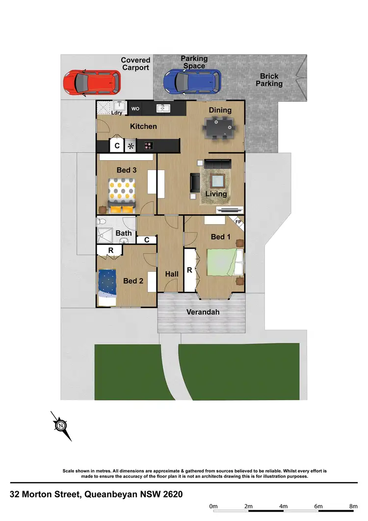 Floorplan of Homely house listing, 32 Morton St, Queanbeyan NSW 2620