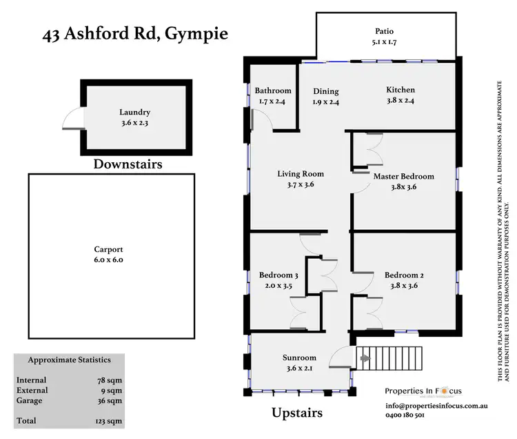 Floorplan of Homely house listing, 43 Ashford Road, Gympie QLD 4570