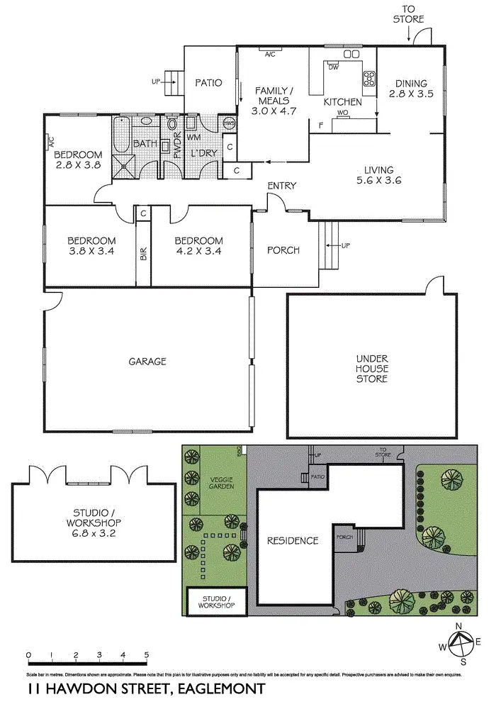 Floorplan of Homely house listing, 11 Hawdon St, Eaglemont VIC 3084