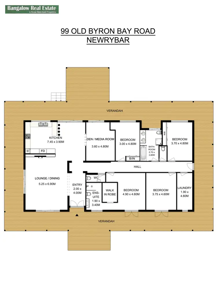 Floorplan of Homely house listing, 99 Old Byron Bay Road, Newrybar NSW 2479
