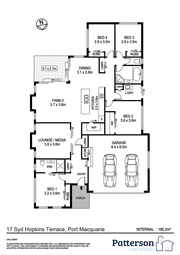 Floorplan of Homely house listing, 17 Syd Hopkins Terrace, Port Macquarie NSW 2444
