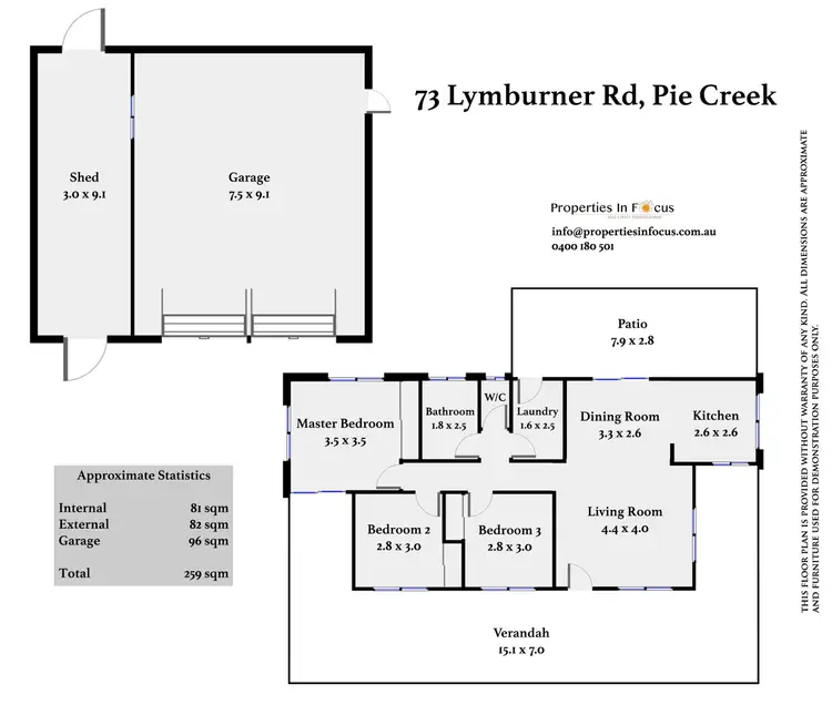 Floorplan of Homely rural property listing, 73 Lymburner Road, Pie Creek QLD 4570