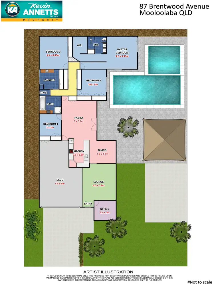 Floorplan of Homely house listing, 87 Brentwood Ave, Mooloolaba QLD 4557