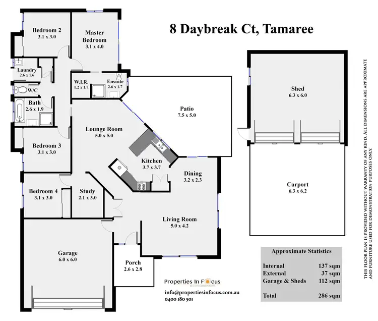 Floorplan of Homely house listing, 8 Daybreak Ct, Tamaree QLD 4570