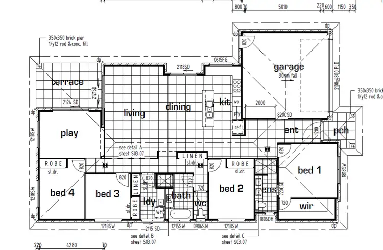 Floorplan of Homely house listing, 4 Leeside Pl, Hope Island QLD 4212