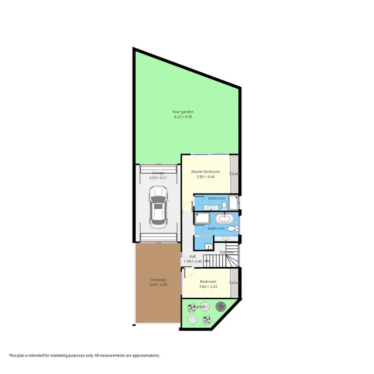 Floorplan of Homely unit listing, Home Villa 7/6-8 Lake Street, Eden NSW 2551
