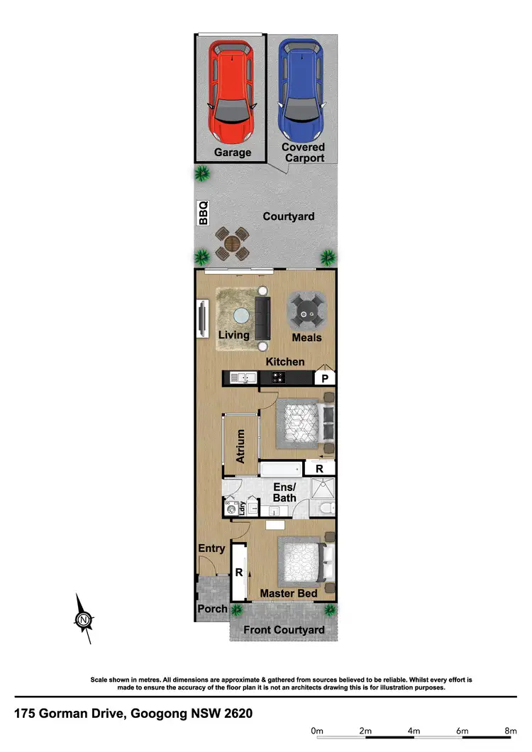 Floorplan of Homely townhouse listing, 175 Gorman Dr, Googong NSW 2620