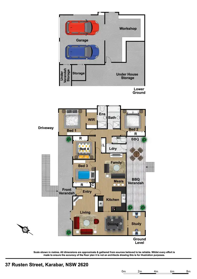 Floorplan of Homely house listing, 37 Rusten St, Karabar NSW 2620