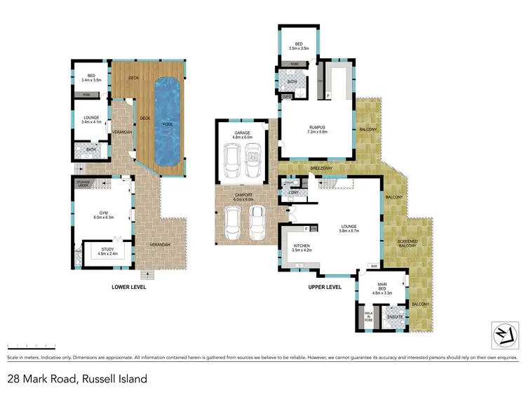Floorplan of Homely house listing, 28 Mark Rd, Russell Island QLD 4184