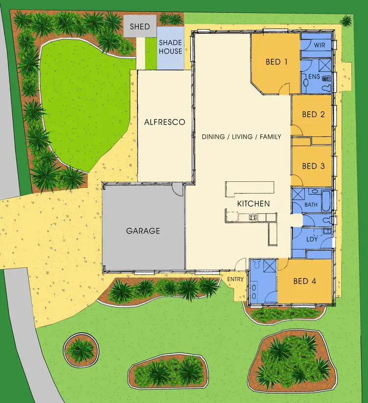 Floorplan of Homely house listing, 37 Jasmin Cir, Bokarina QLD 4575