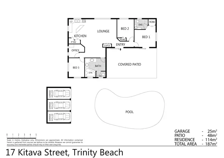 Floorplan of Homely house listing, 17 Kitava St, Trinity Beach QLD 4879