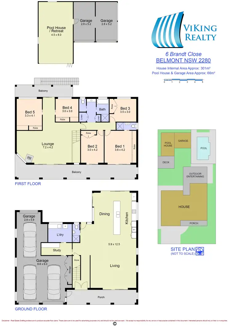 Floorplan of Homely house listing, 6 Brandt Cl, Belmont NSW 2280