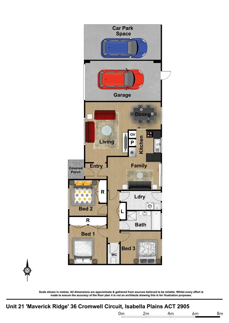 Floorplan of Homely house listing, Unit 21/36 Cromwell Cct, Isabella Plains ACT 2905