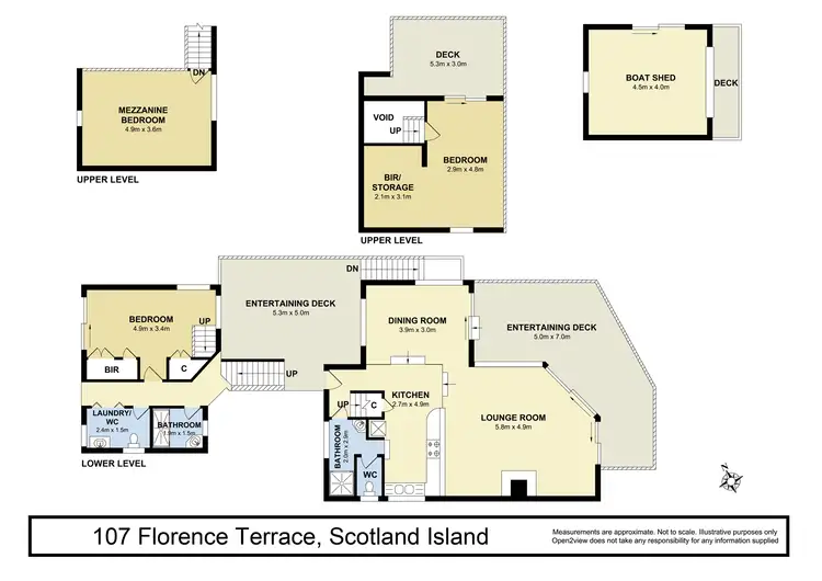 Floorplan of Homely house listing, 107 Florence Terrace, Scotland Island NSW 2105