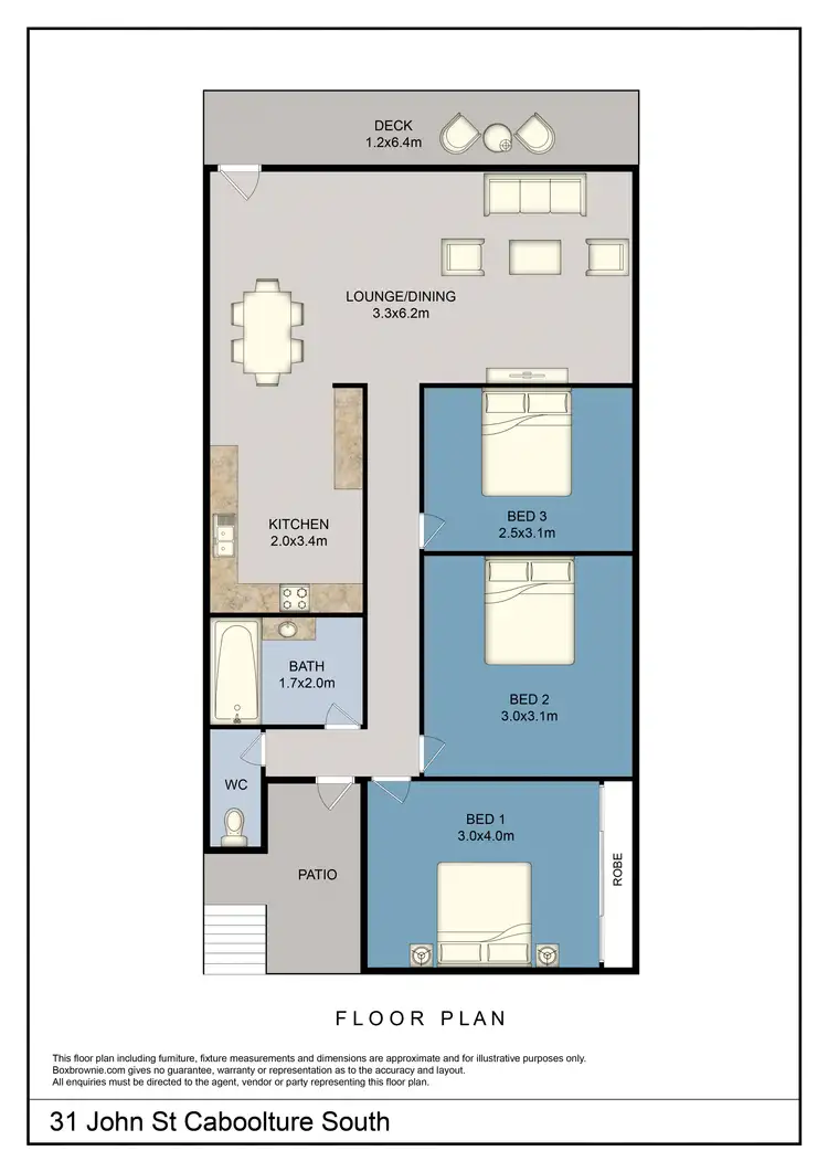 Floorplan of Homely house listing, 31 John St, Caboolture South QLD 4510