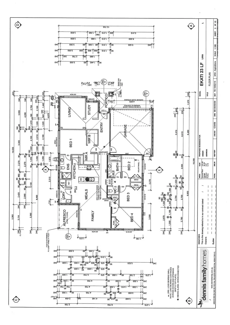 Floorplan of Homely house listing, 47 Whitton Ave, Kialla VIC 3631