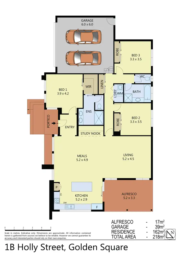 Floorplan of Homely house listing, 1B Holly Street, Golden Square VIC 3555