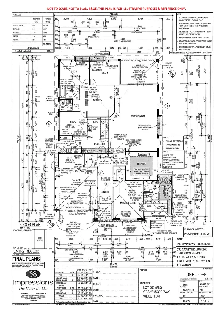 Floorplan of Homely house listing, 15 Gransmoor Way, Willetton WA 6155