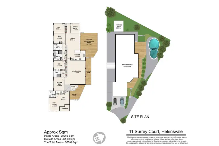 Floorplan of Homely house listing, 11 Surrey Ct, Helensvale QLD 4212