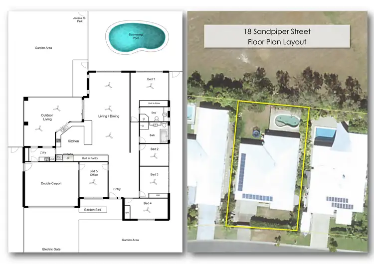 Floorplan of Homely house listing, 18 Sandpiper St, Port Douglas QLD 4877