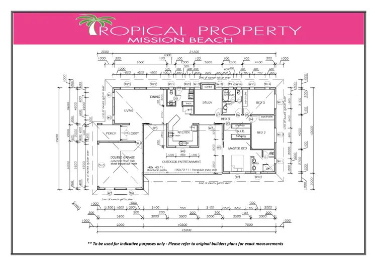 Floorplan of Homely house listing, 6 Oceanview Dr, Wongaling Beach QLD 4852