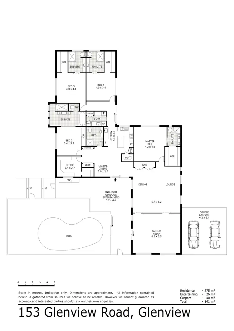 Floorplan of Homely rural property listing, 153 Glenview Rd, Glenview QLD 4553