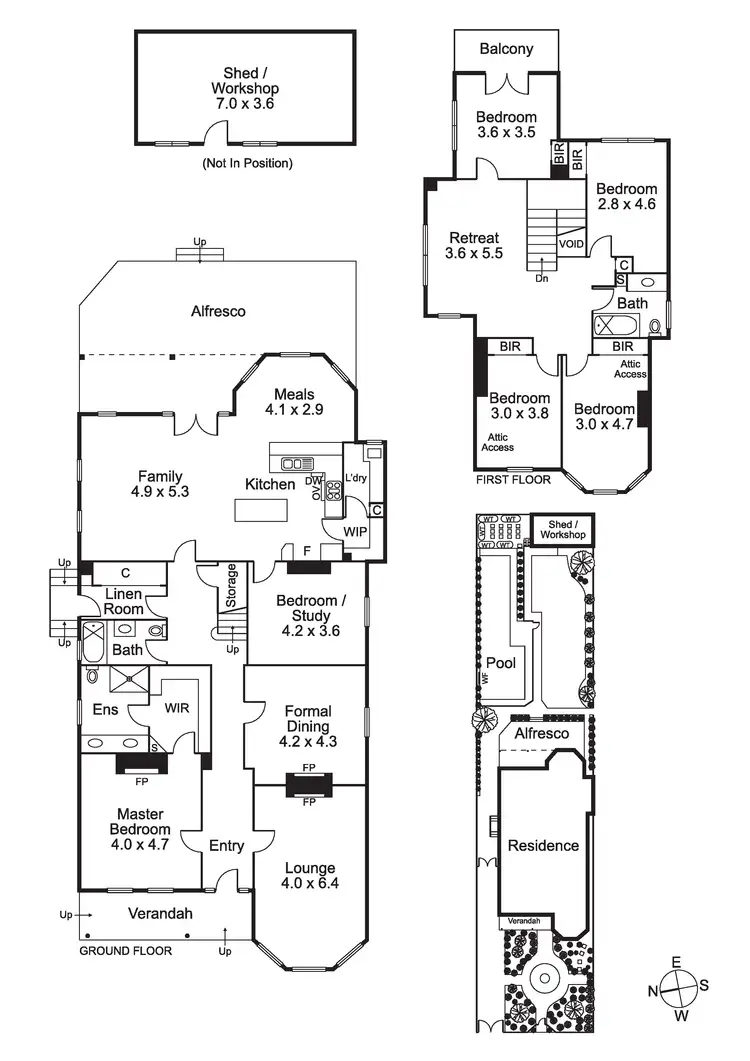 Floorplan of Homely house listing, 62 Asling St, Brighton VIC 3186
