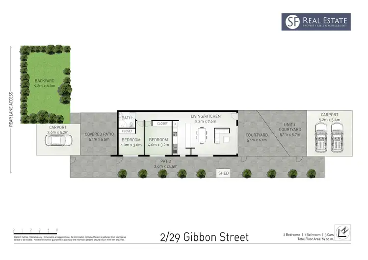 Floorplan of Homely unit listing, Unit 2/29 Gibbon St, Lennox Head NSW 2478