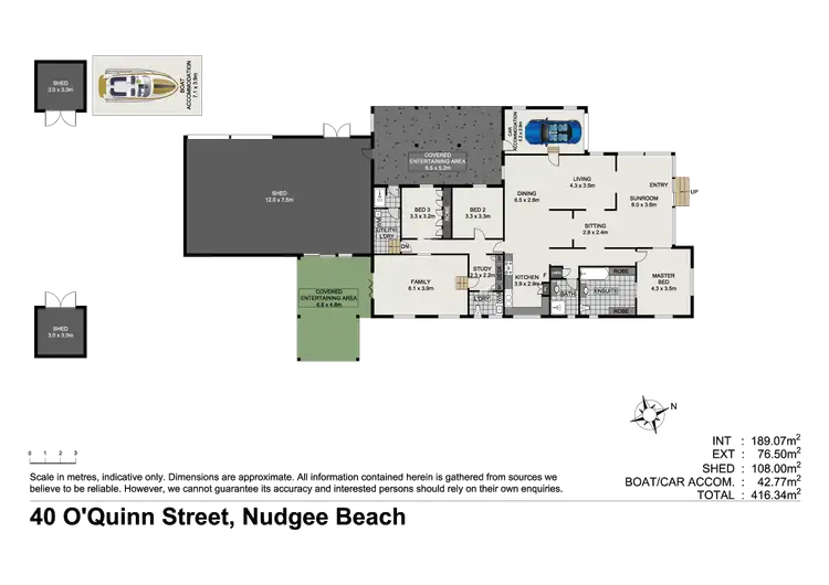 Floorplan of Homely house listing, 40 O'Quinn Street, Nudgee Beach QLD 4014