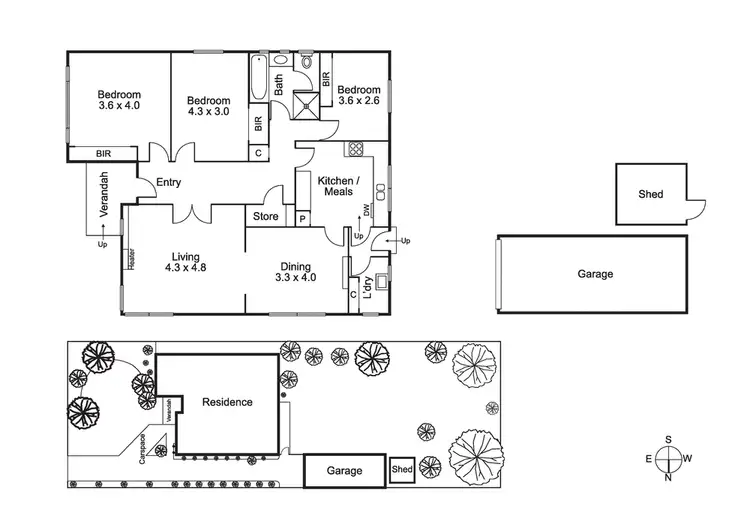 Floorplan of Homely house listing, 43 Glencairn Ave, Brighton East VIC 3187