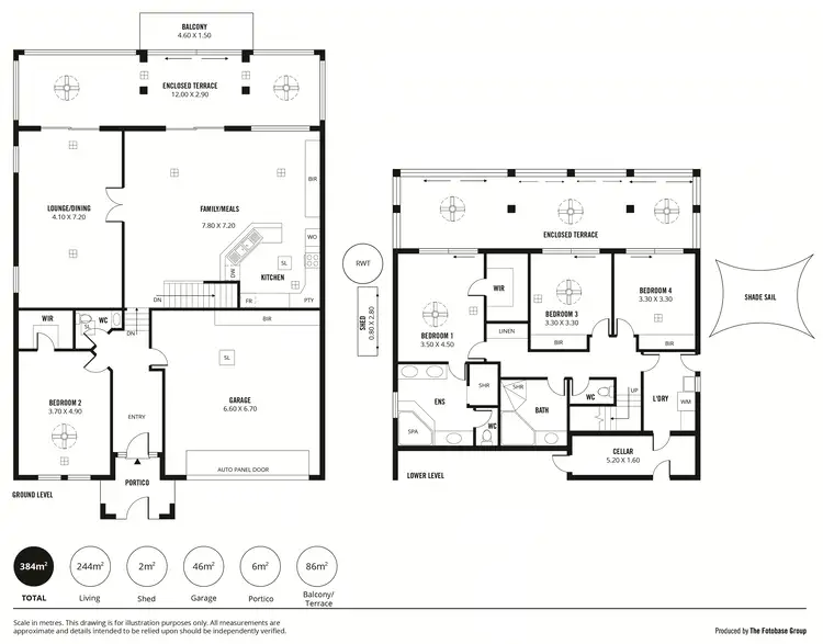 Floorplan of Homely house listing, 12 Waratah Way, Stonyfell SA 5066