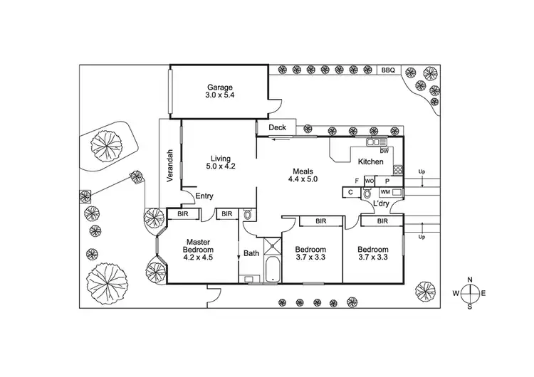 Floorplan of Homely house listing, 66B Abbott Street, Sandringham VIC 3191
