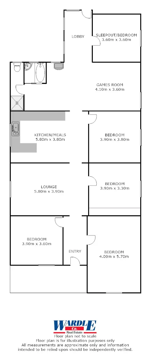 Floorplan of Homely house listing, 50 Alexandra Tce, Jamestown SA 5491