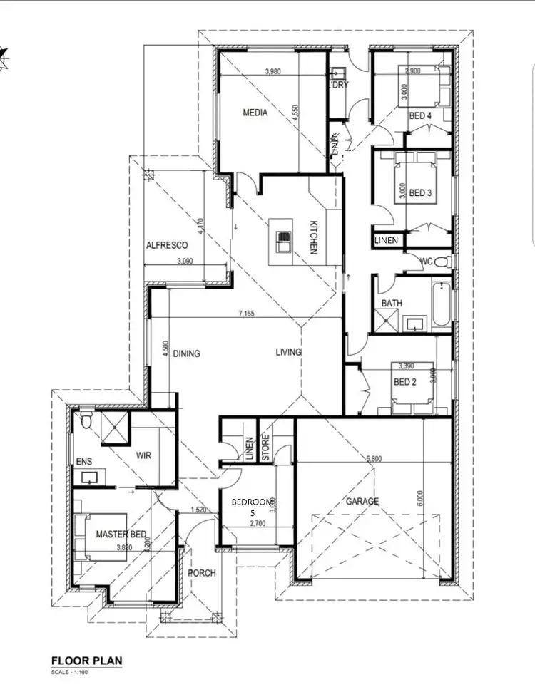 Floorplan of Homely house listing, 20 Buckland Dr, Orange NSW 2800